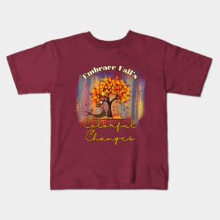 Radiant Fall Transitions Kids T-Shirt